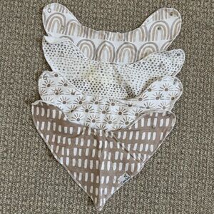 Copper Pearl bandana bibs